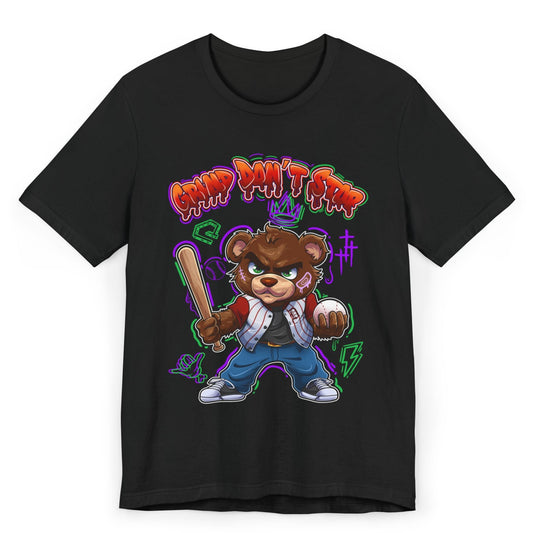 Black Grind Don't Stop T-Shirt