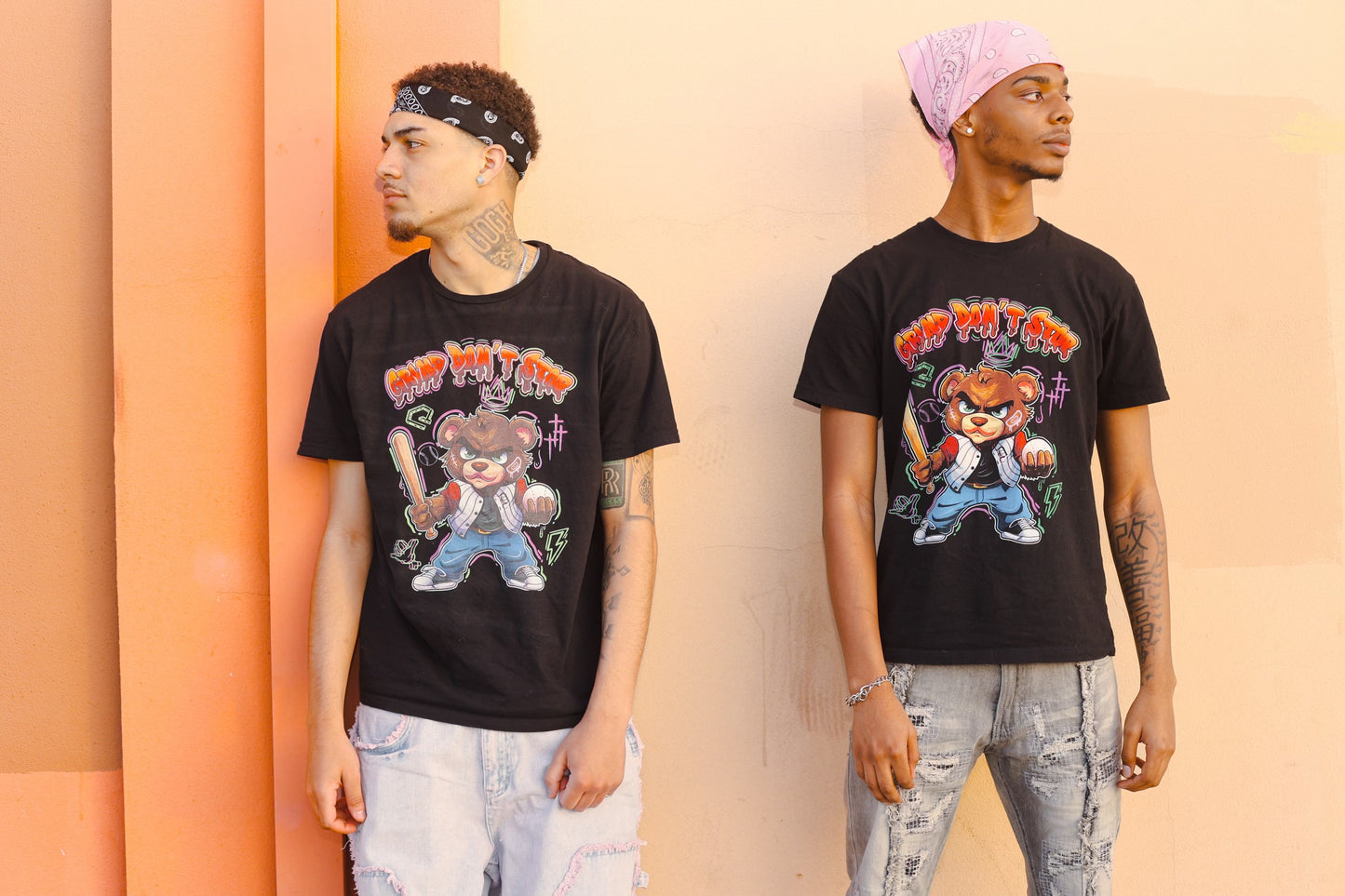 Black Grind Don't Stop T-Shirt